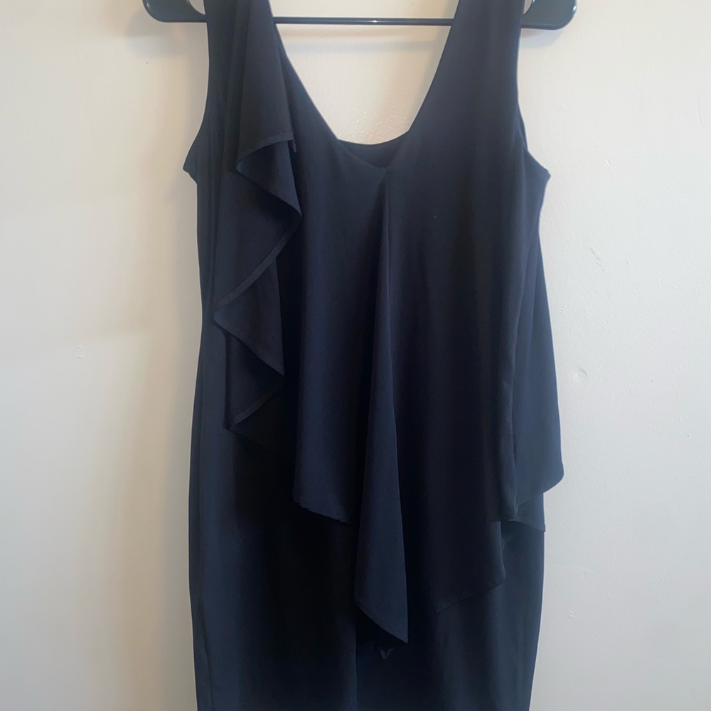 Calvin Klein Black Asymmetrical Dress - Picture 2 of 2